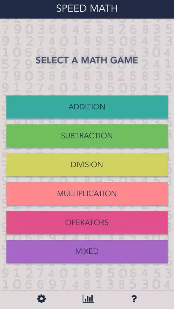 Capturas de tela do Speed Math Game