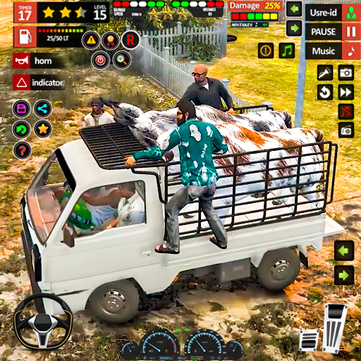 Real Animal Cargo Truck Game