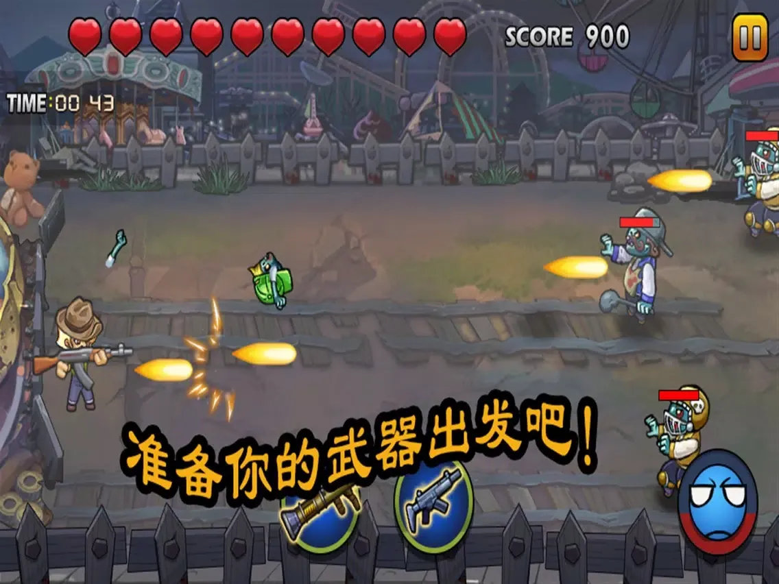 Capturas de tela do City of Zombies - terror alert iPad 