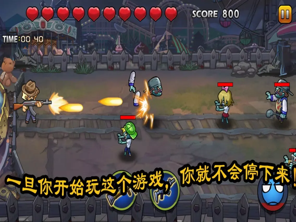Capturas de tela do City of Zombies - terror alert iPad 