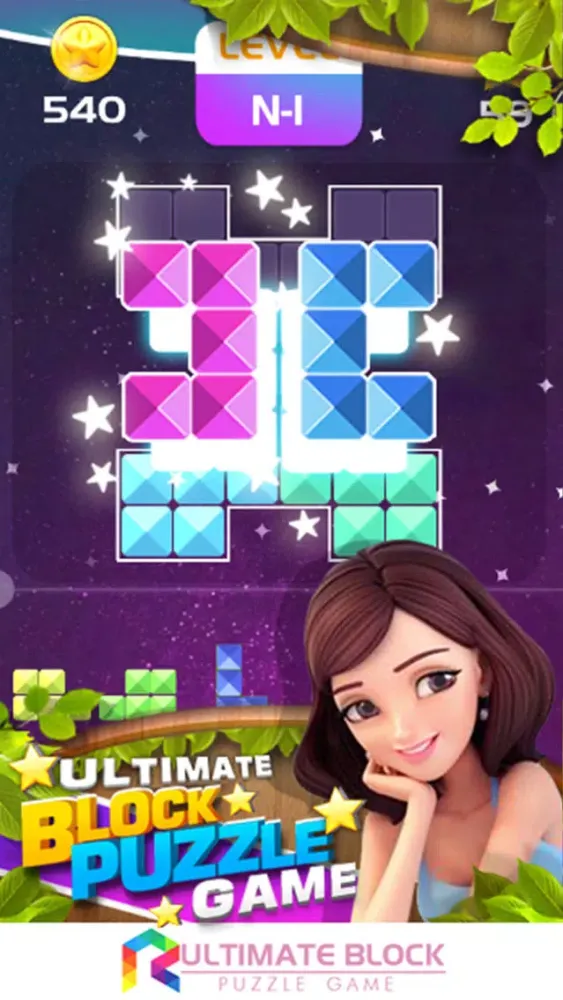 Tangkapan skrin Ultimate Block Puzzle Game