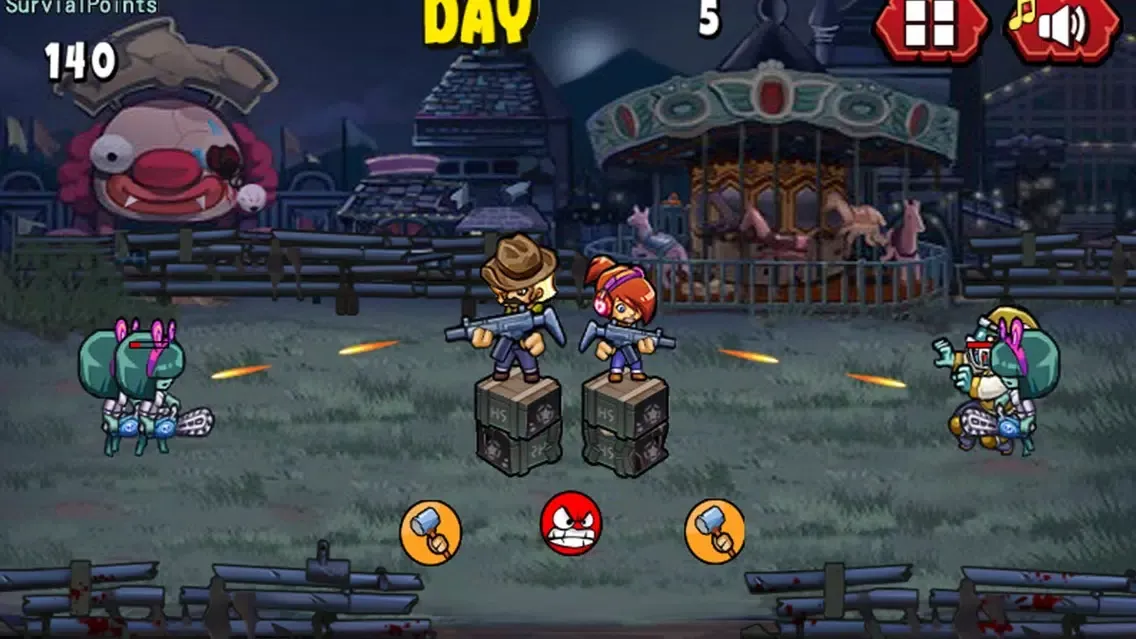 Capturas de tela do zombie smasher-Epic destruction machine