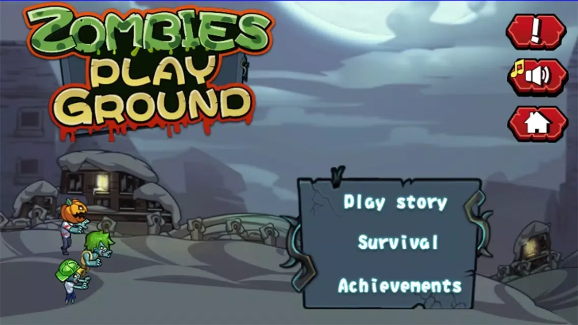 Captures d'écran de Zombies Playground——Crazy battlefield, dare to come?