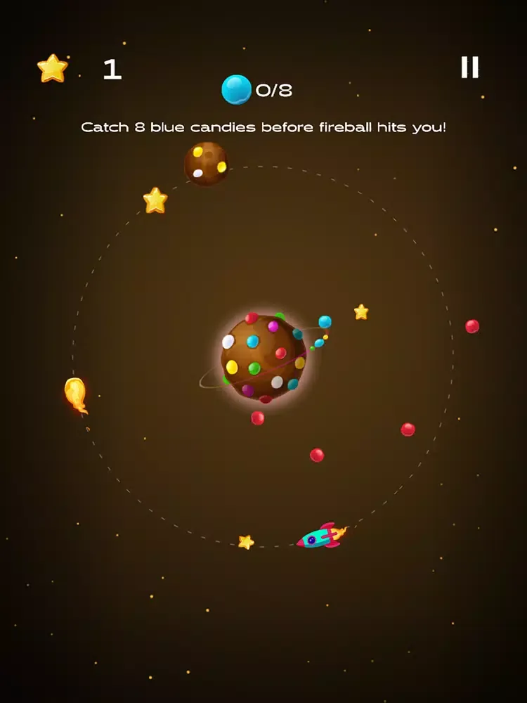 Ảnh chụp màn hình của Orbital Chaos : Cosmic colony iPad 