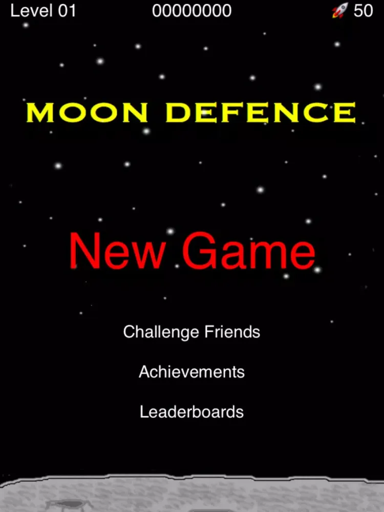 Tangkapan skrin Moon Defence Free iPad 