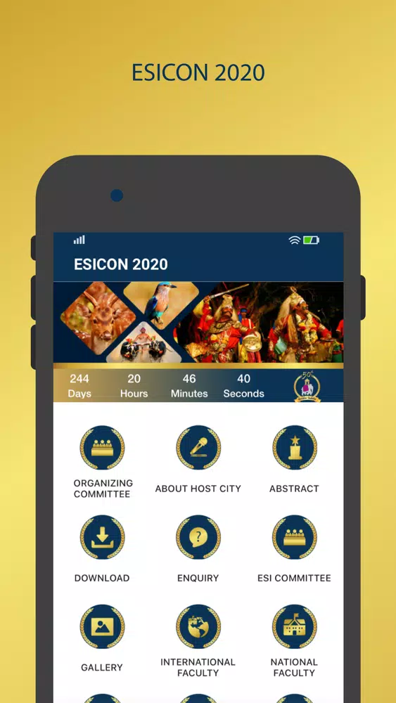 Capturas de tela do ESICON 2020