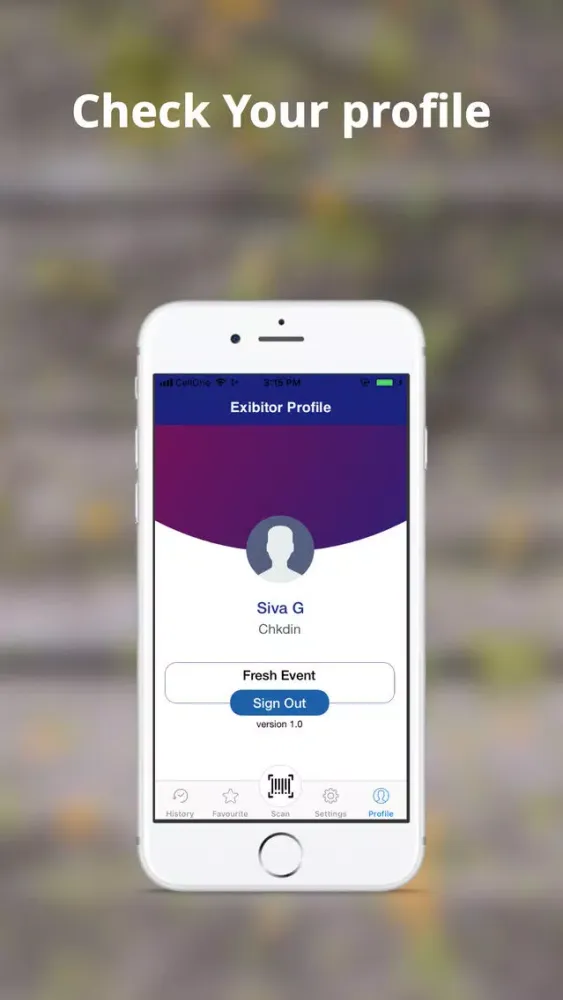 Screenshot di Chkdin Exhibitor Scanner