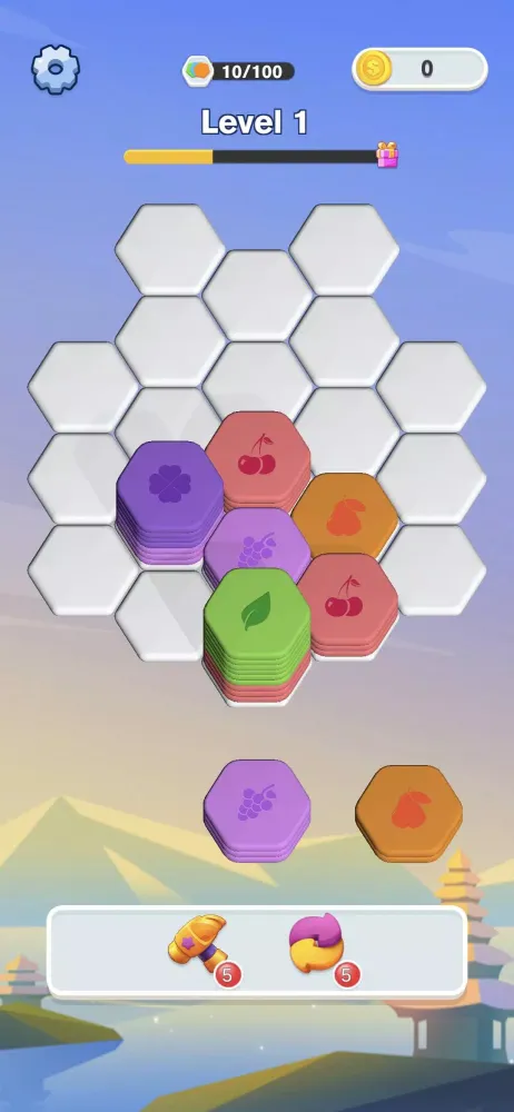 Hexa Blocks Sorting Screenshots