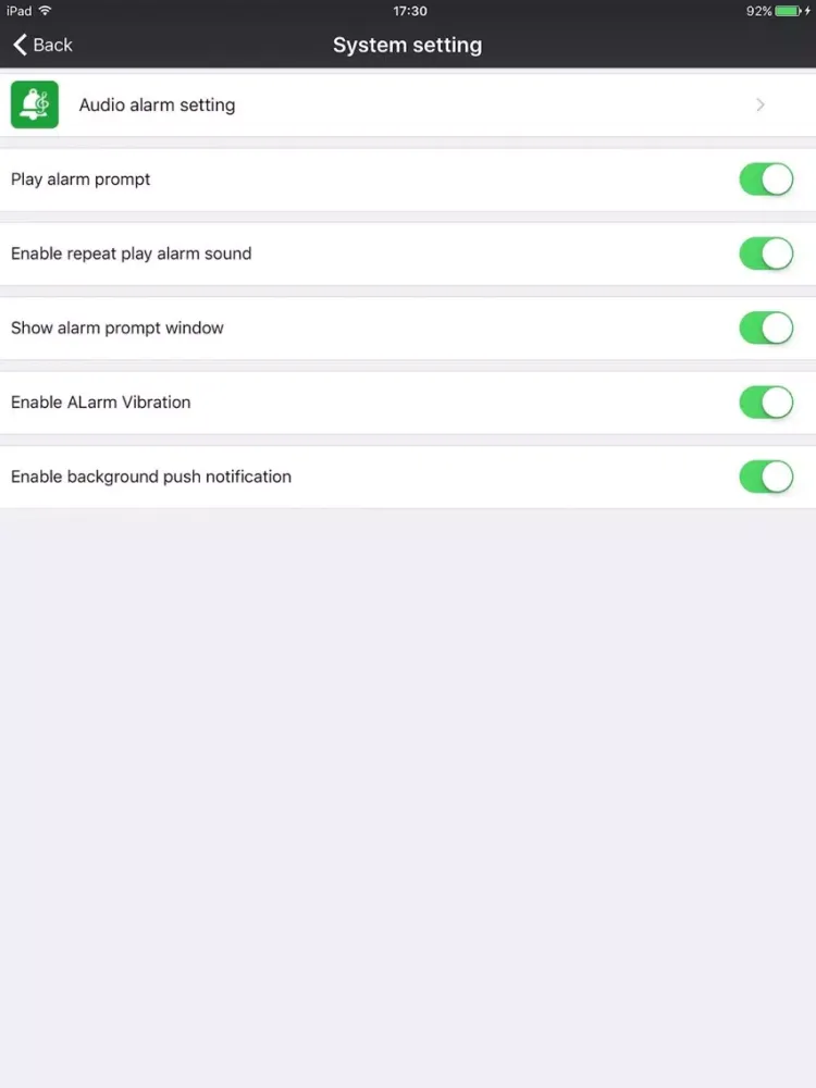 Ảnh chụp màn hình của Avacom iPad 