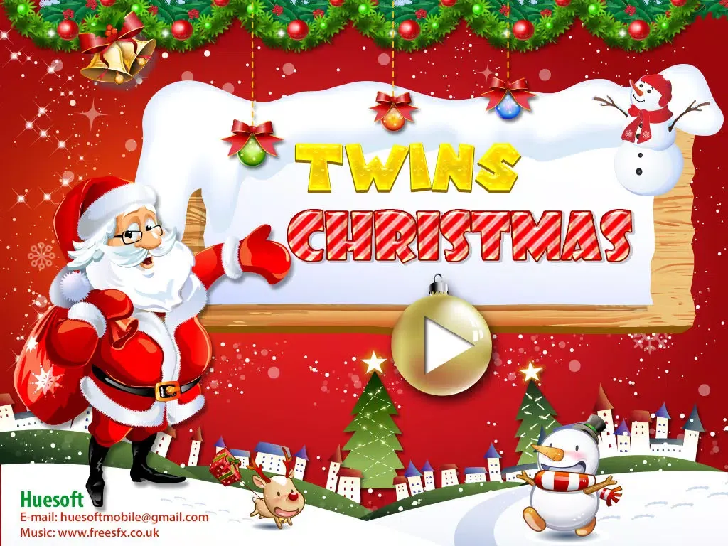 Twins Christmas Cards iPad  스크린샷