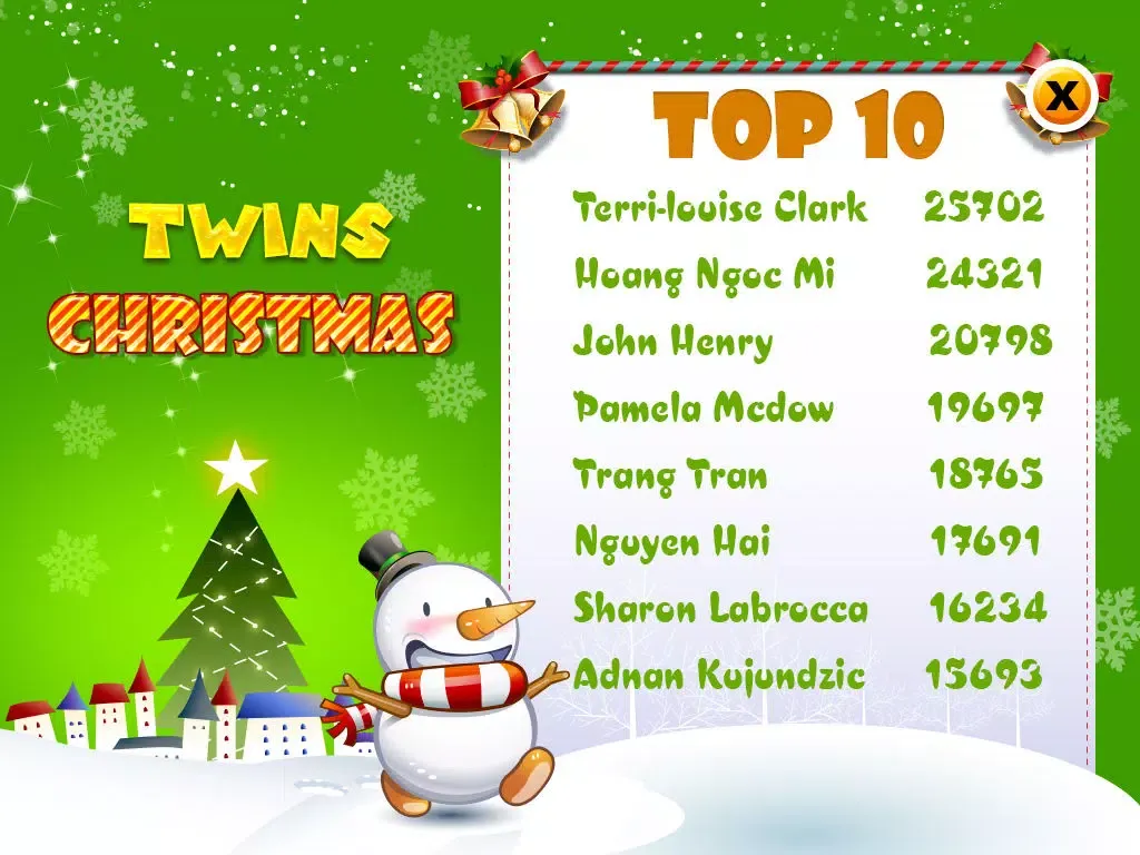 Twins Christmas Cards iPad  스크린샷