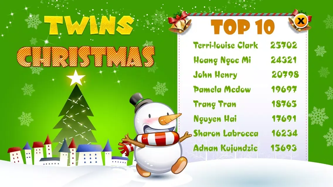 Twins Christmas Cards 스크린샷