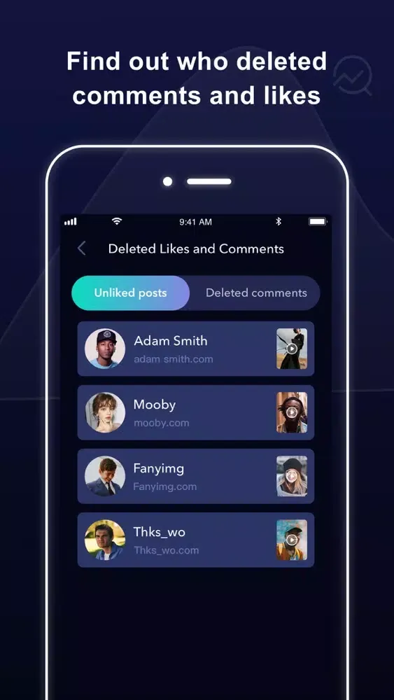 صور Ins Analyzer: Tracker Report