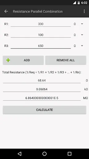 Electrical Calculations স্ক্রিনশট