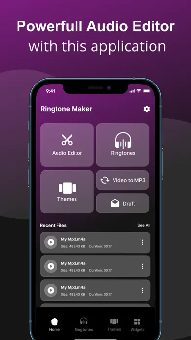 Zrzuty ekranu MP3 Cutter Ringtone Maker