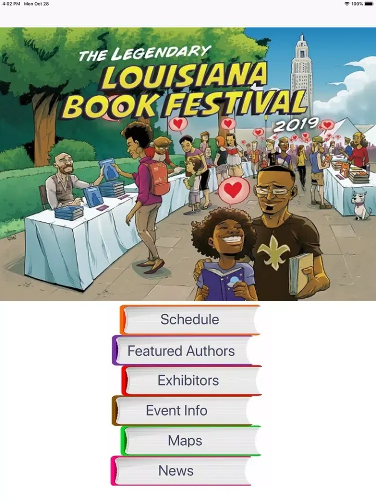 تصاویر Louisiana Book Festival 2019 iPad 