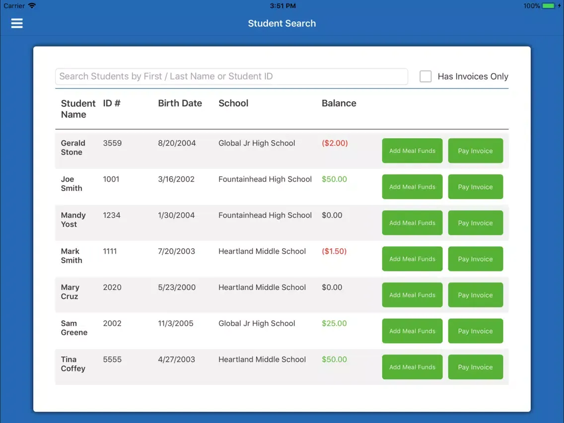 MSB Invoicing iPad  سکرین شاٹس