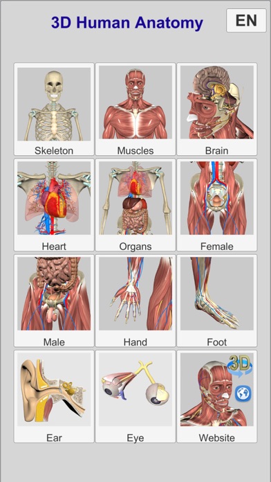 3D Anatomy スクリーンショット