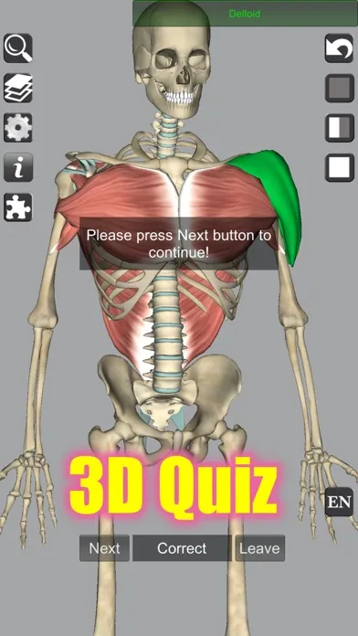 3D Bones and Muscles (Anatomy) 스크린샷