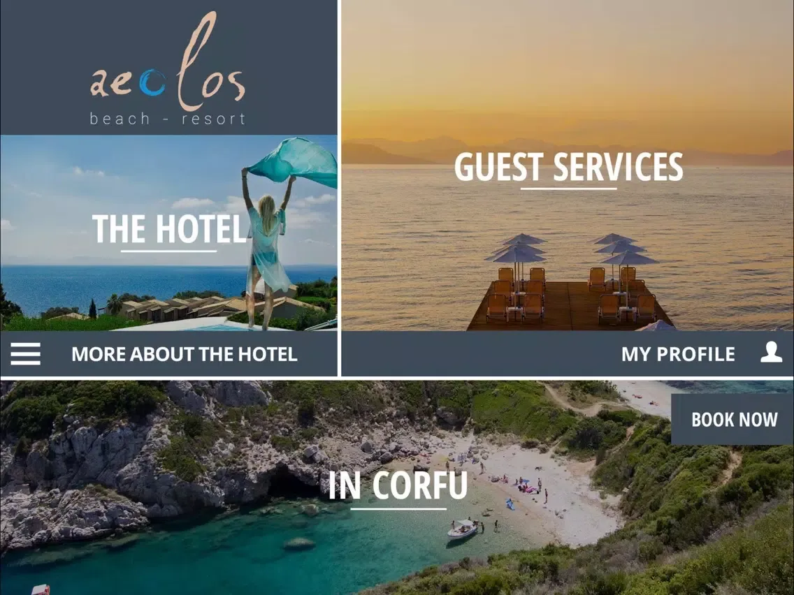Capturas de pantalla de Aeolos Beach Resort, Corfu iPad 