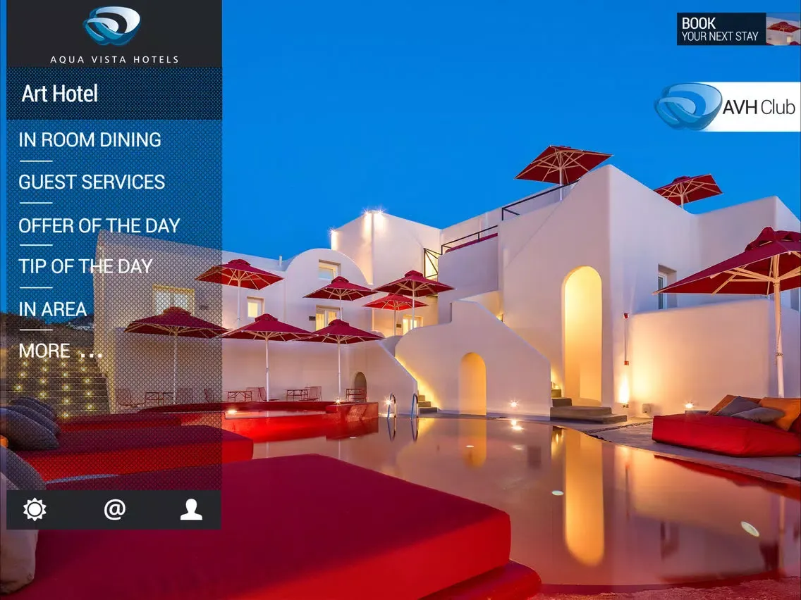 ภาพหน้าจอของ Art Hotel, Santorini iPad 