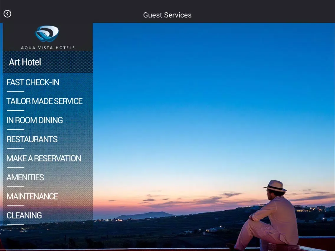 ภาพหน้าจอของ Art Hotel, Santorini iPad 