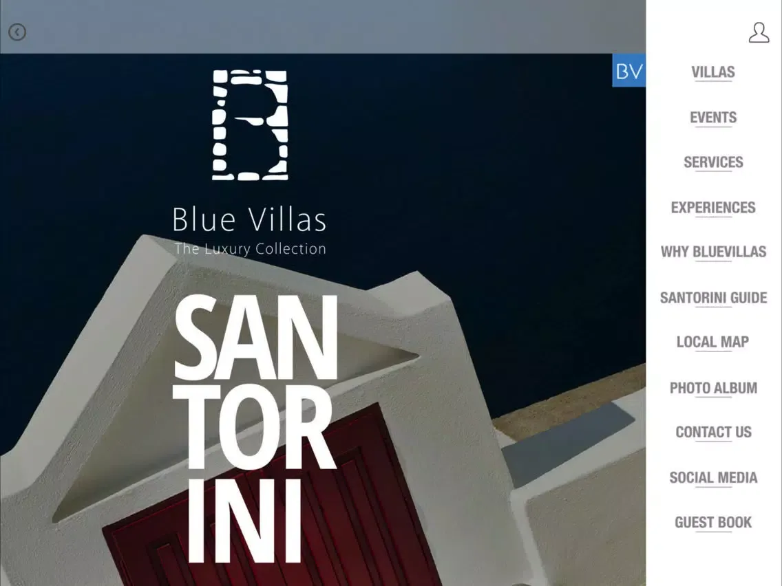 Blue Villas Collection Mykonos Santorini iPad  Ekran Görüntüleri