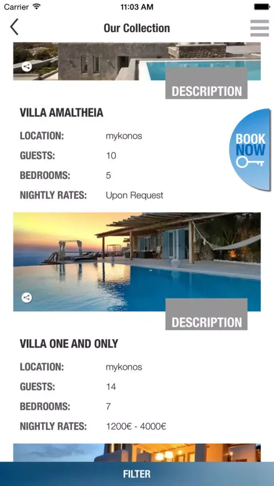 Blue Villas Collection Mykonos Santorini Ekran Görüntüleri