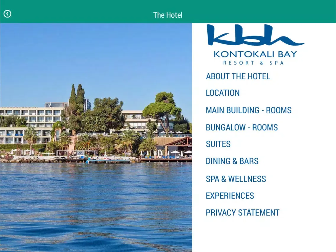 KONTOKALI BAY RESORT & SPA iPad 应用截图