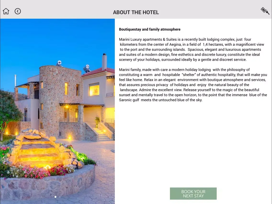 Marini Luxury Apartments & Suites, Aegina iPad 应用截图