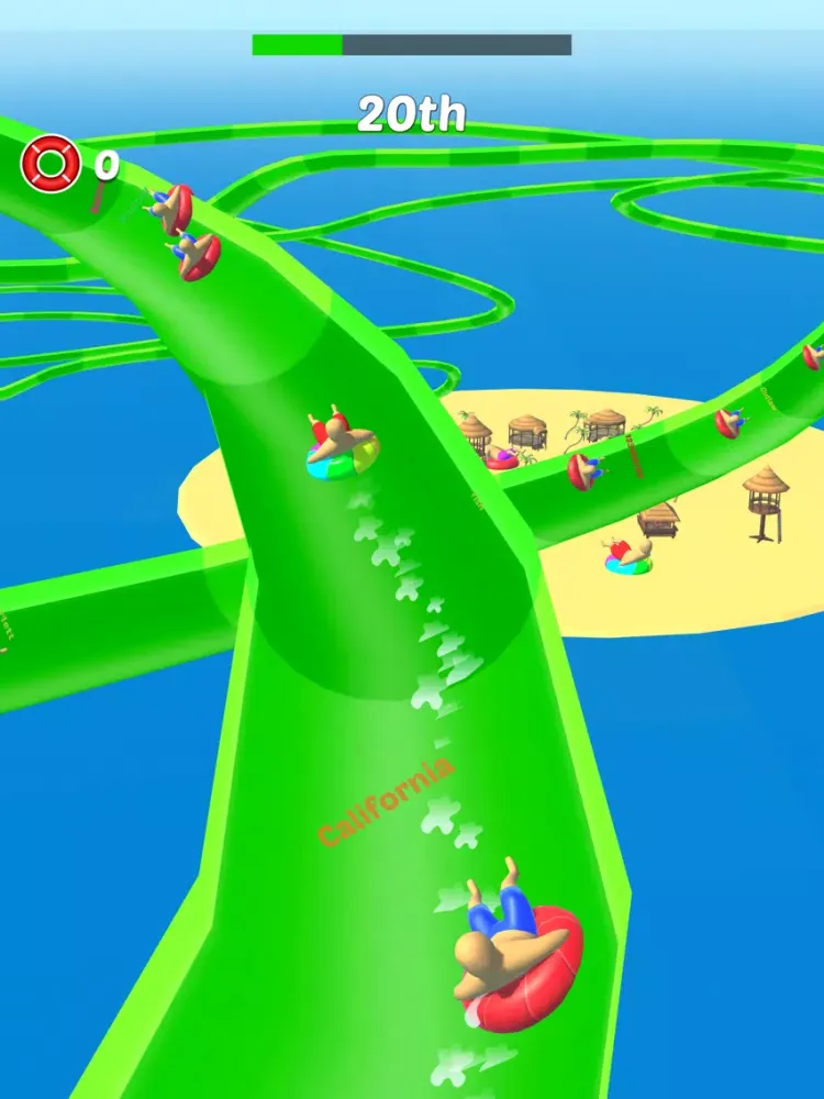 Ảnh chụp màn hình của Party Aquapark - Slide Fun iPad 