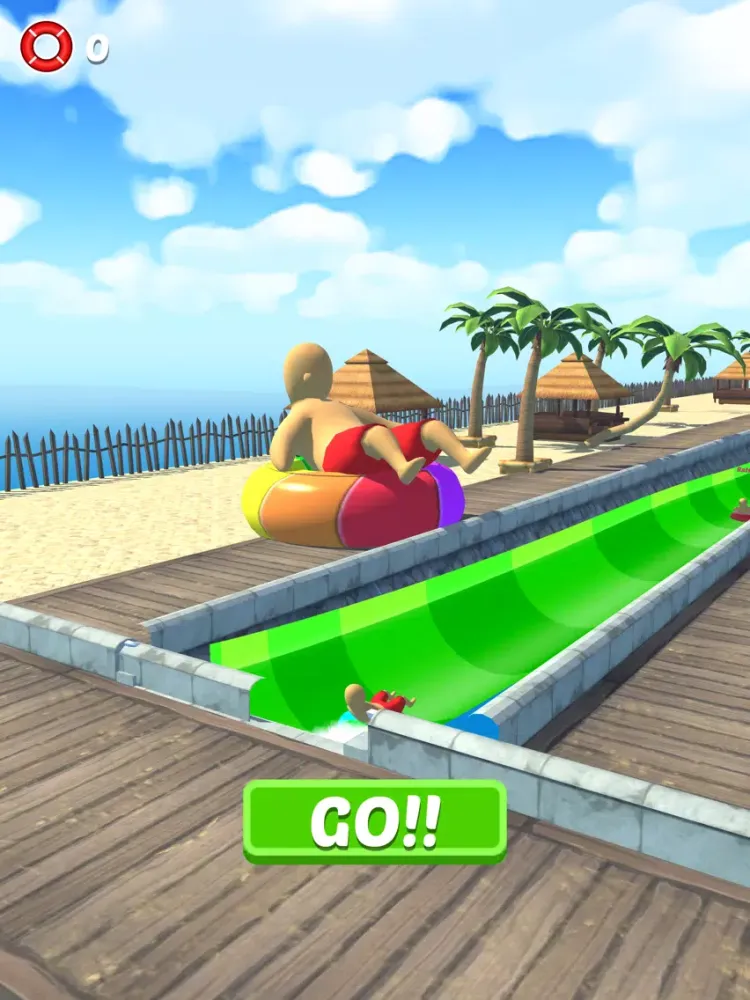 Ảnh chụp màn hình của Party Aquapark - Slide Fun iPad 