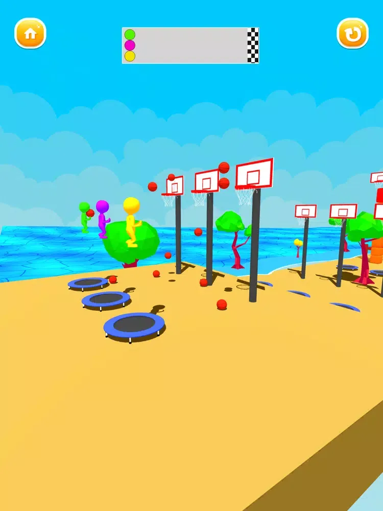 Capturas de tela do Shortcut Dunk 3D - Jump Master iPad 