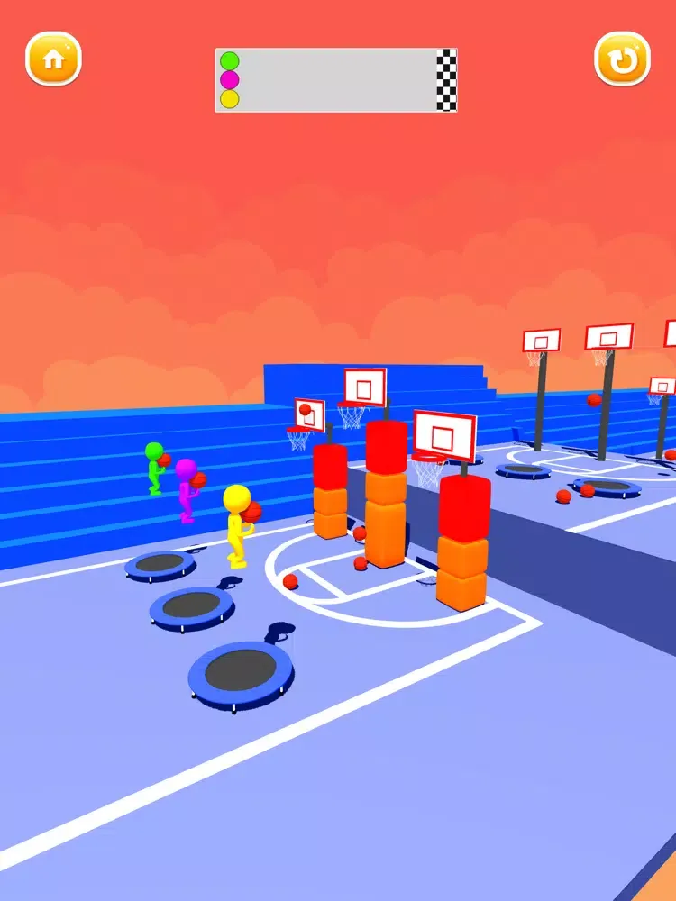 Capturas de tela do Shortcut Dunk 3D - Jump Master iPad 