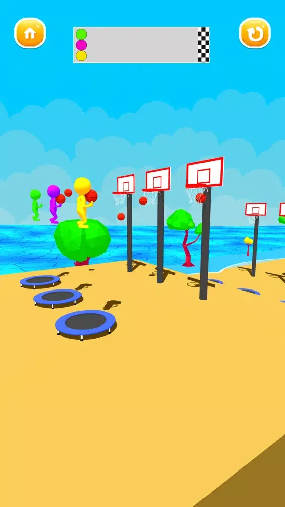 Capturas de tela do Shortcut Dunk 3D - Jump Master