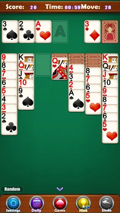 Capturas de pantalla de Solitaire Classic Spider Card