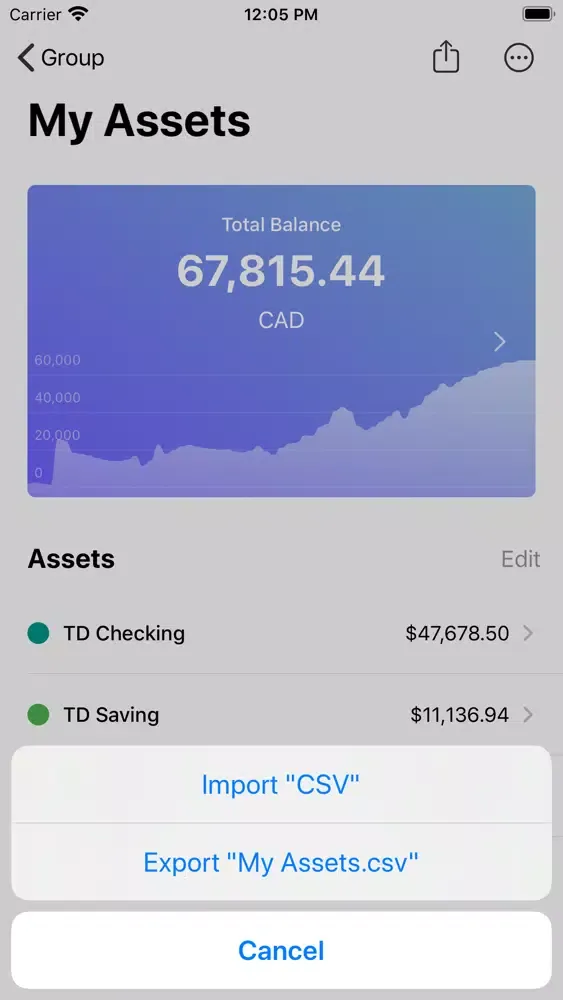 AssetWise Screenshots