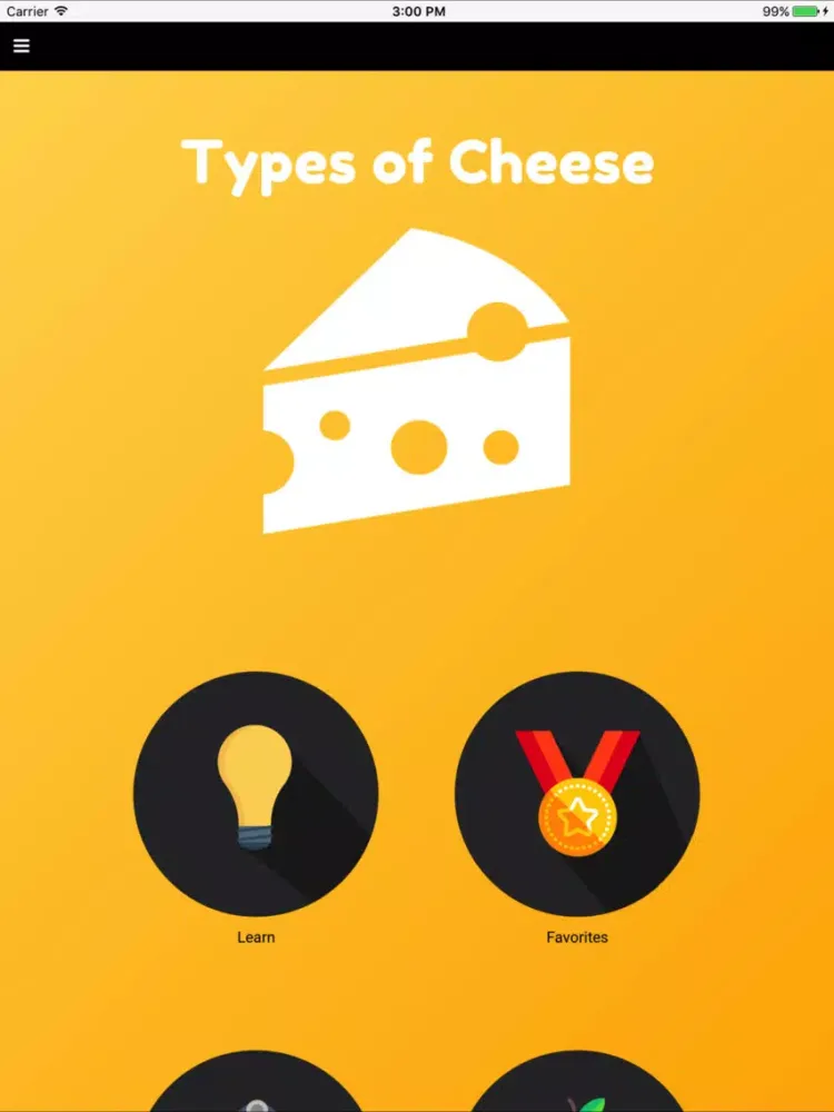 Cheese Types: Varieties of Cheese iPad  スクリーンショット