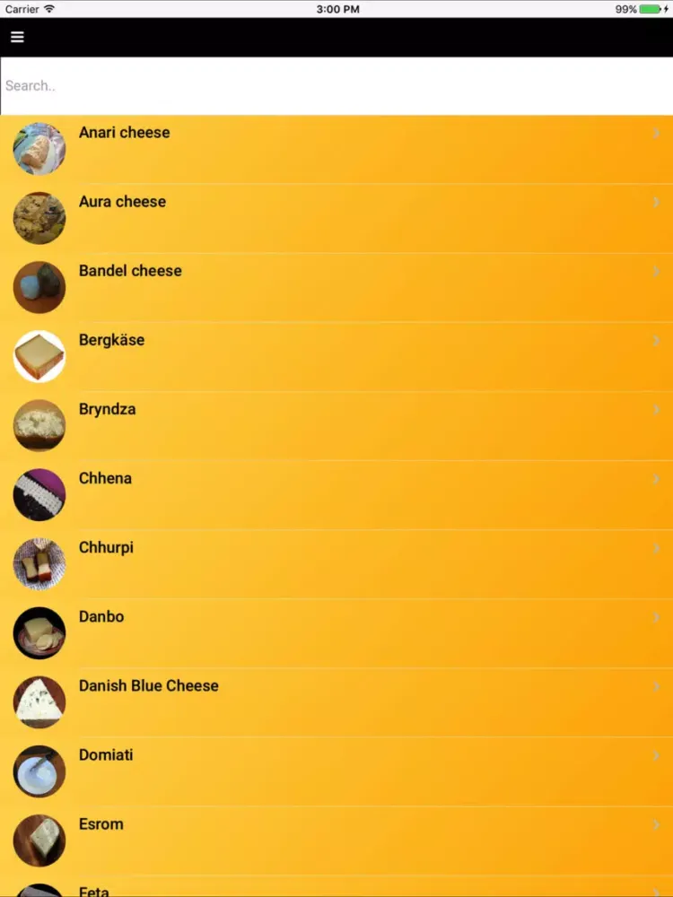 Cheese Types: Varieties of Cheese iPad  スクリーンショット