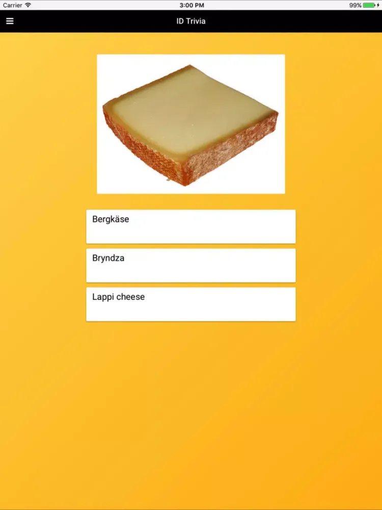 Cheese Types: Varieties of Cheese iPad  スクリーンショット