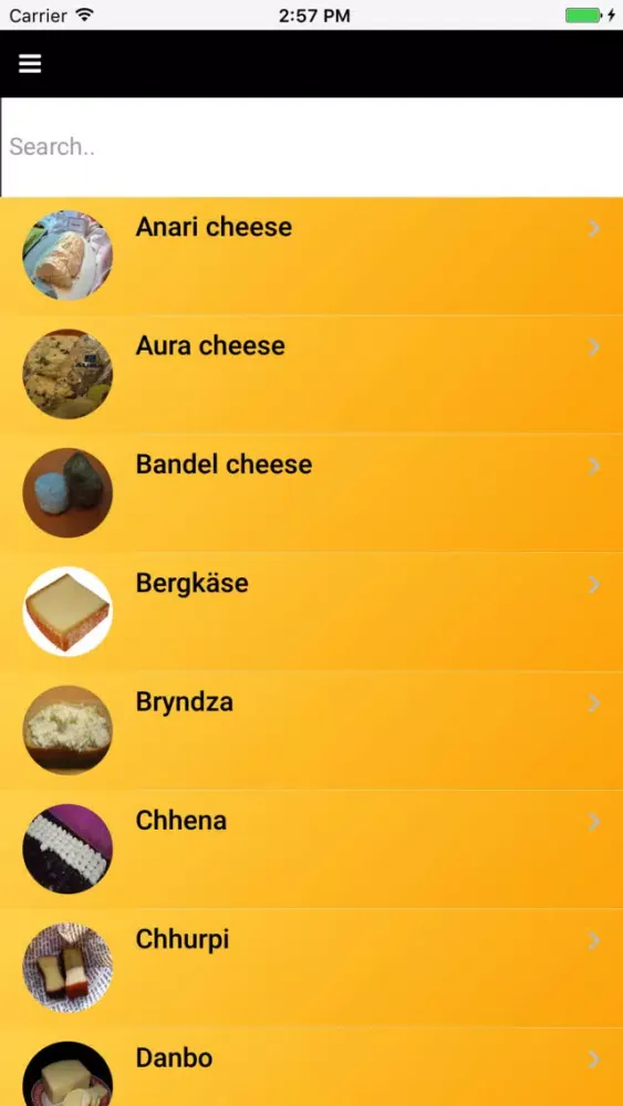 Cheese Types: Varieties of Cheese スクリーンショット