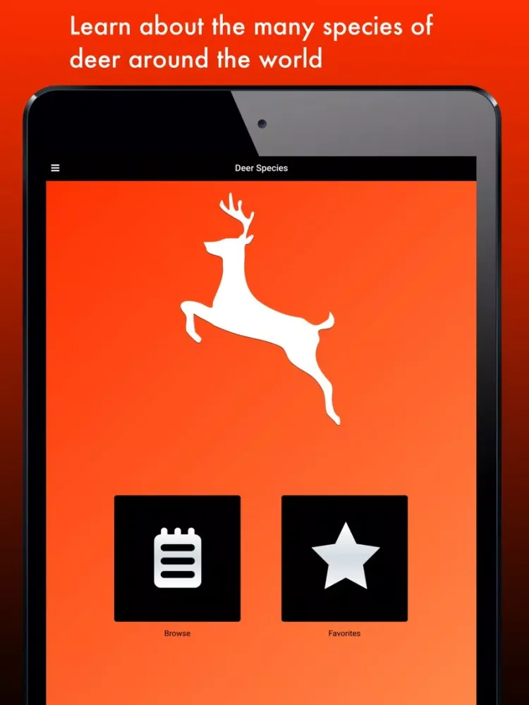 Deer Species: Amazing Creatures of the Forest iPad  스크린샷