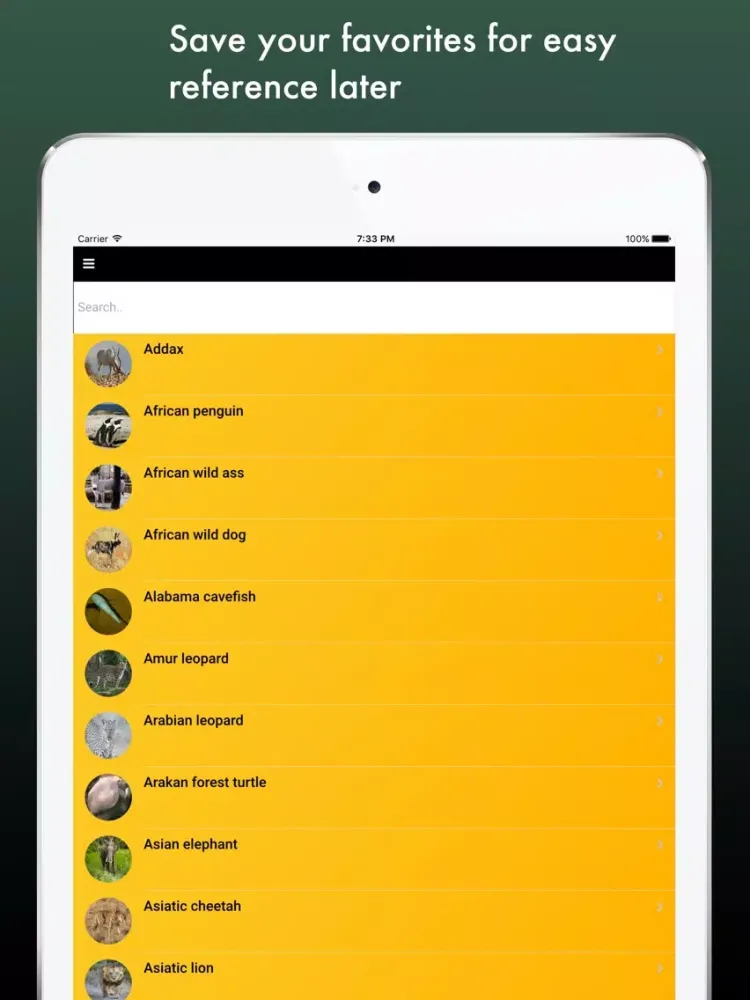 Captures d'écran de Endangered Species: The Last of Their Kind iPad 