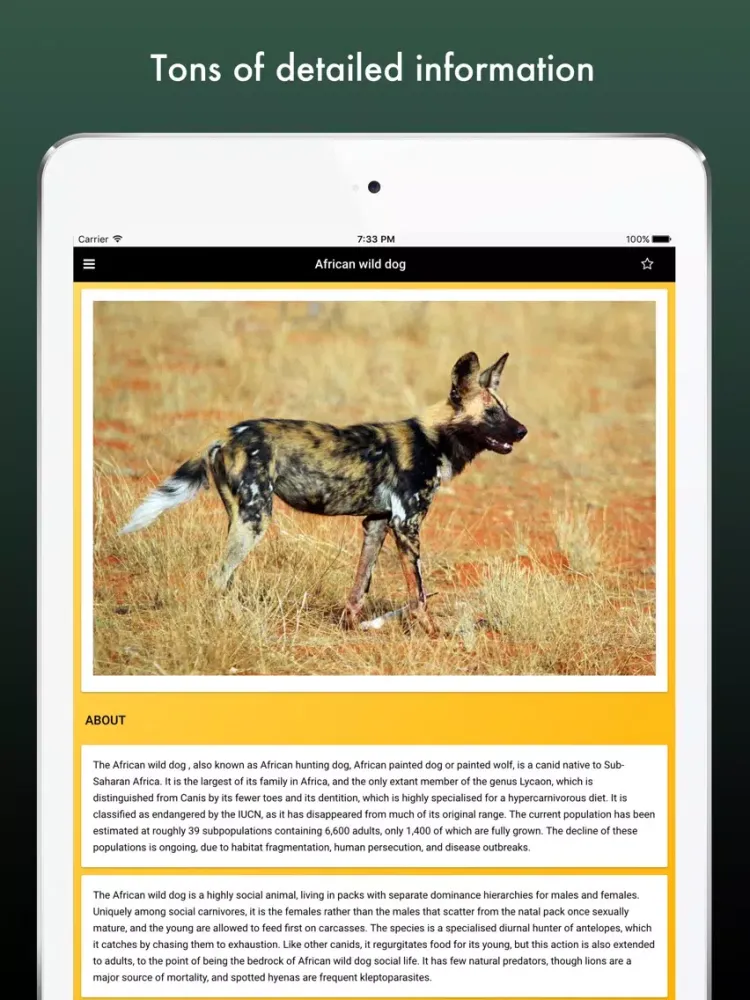 Captures d'écran de Endangered Species: The Last of Their Kind iPad 