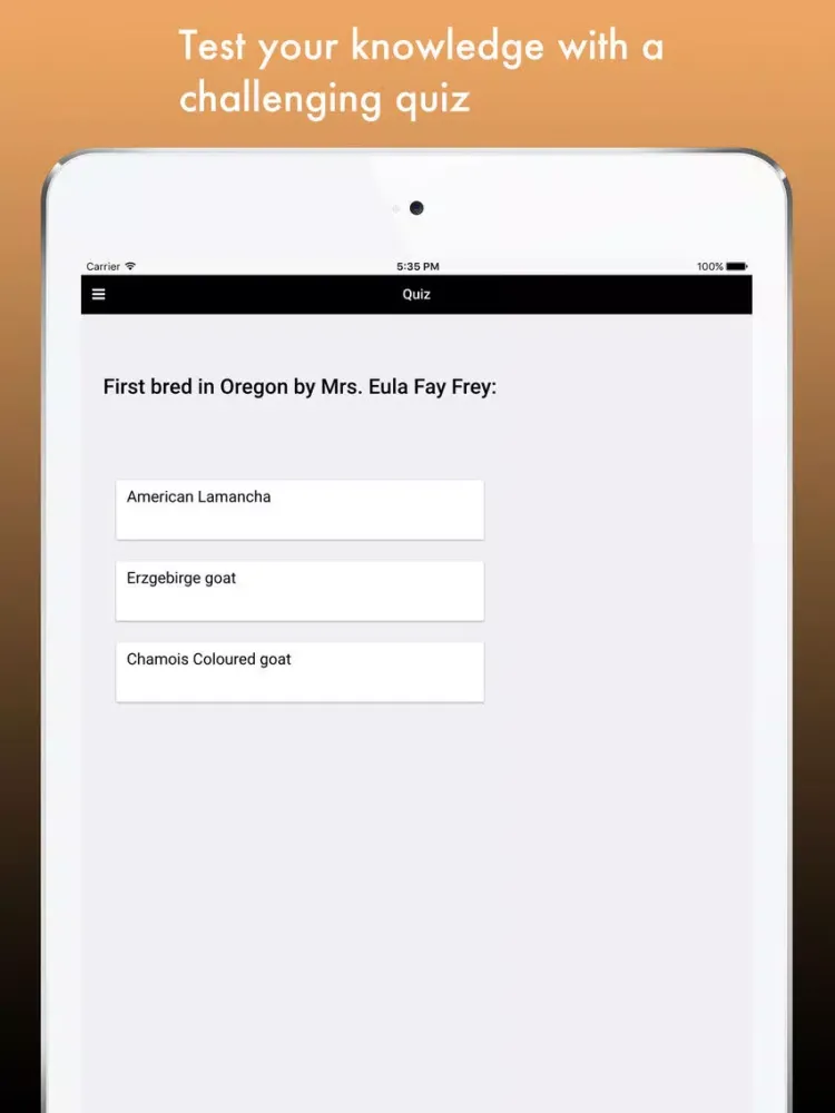 Goat Breeds: Various Types of Goat iPad  Ekran Görüntüleri