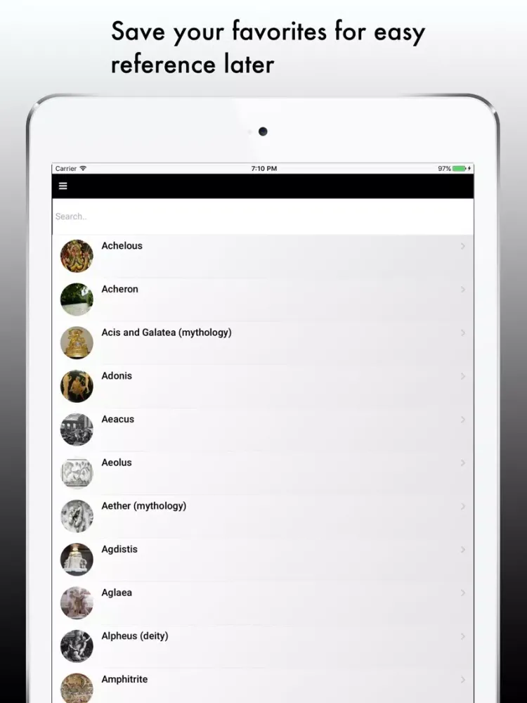 Gods of Greece iPad 應用截圖
