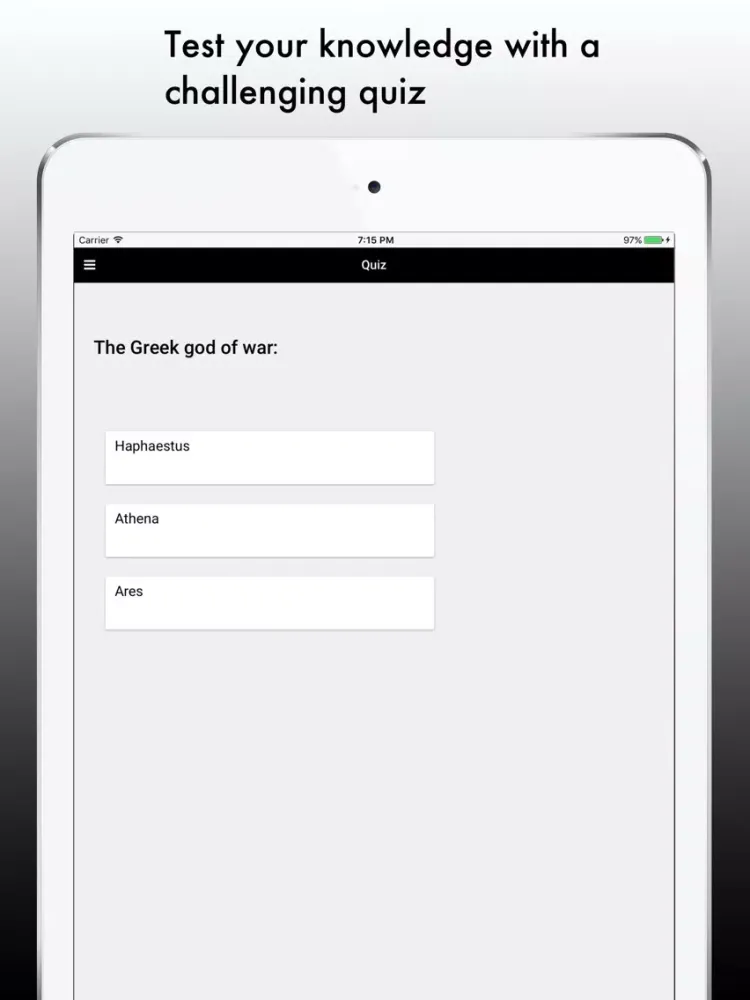 Gods of Greece iPad 應用截圖