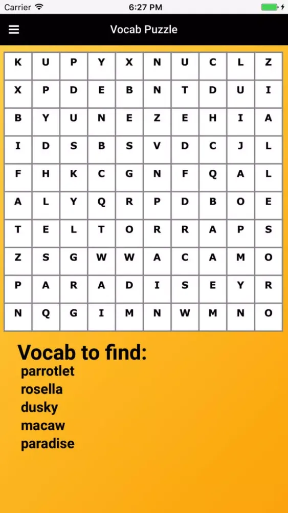 Parrot Species Bible Screenshots