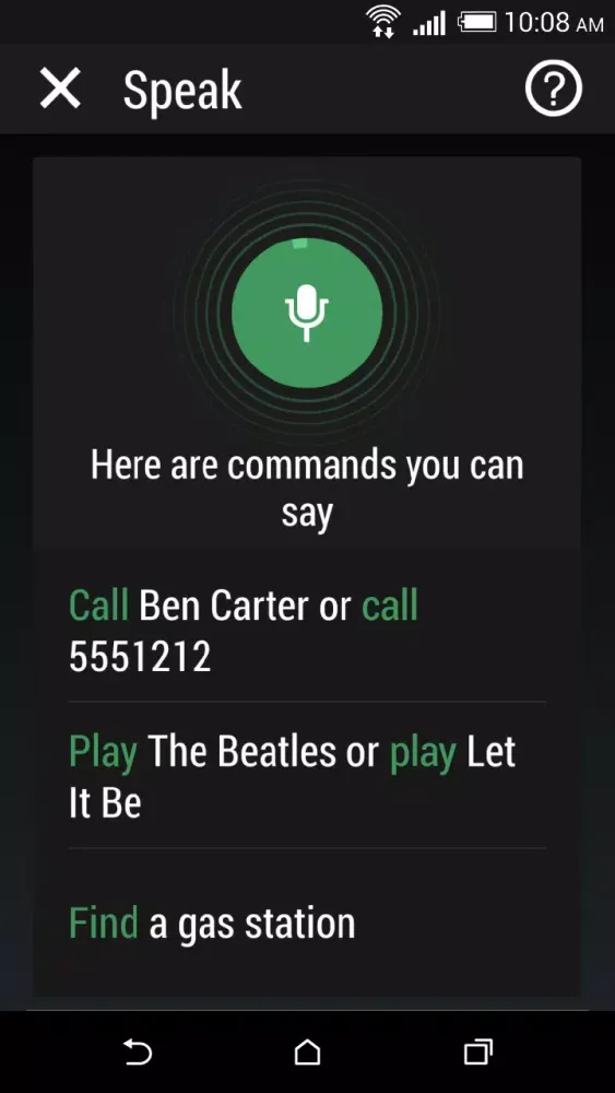 HTC Speak應用截圖