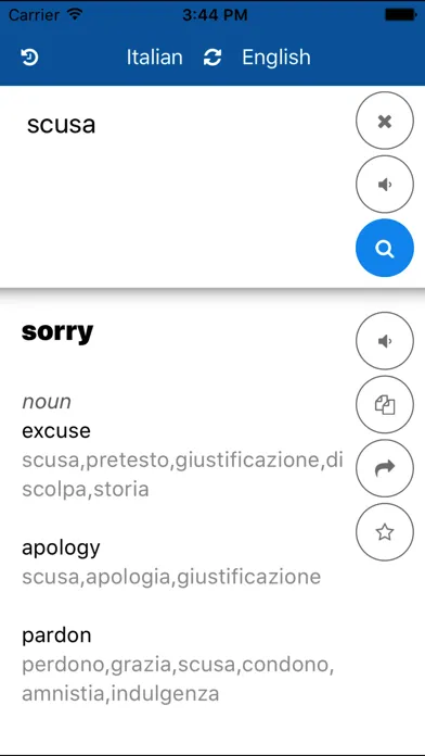 Italian English Translator Screenshots